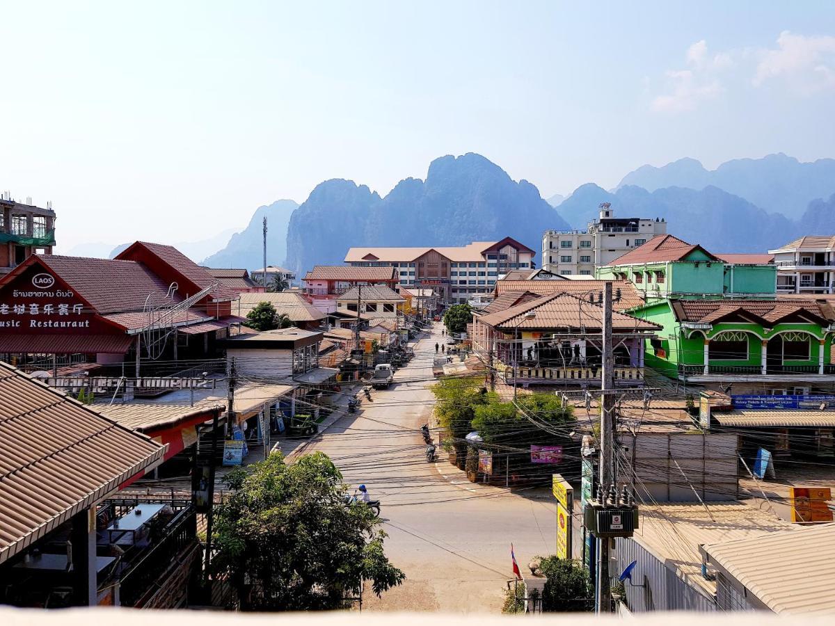 Malany Villa 1 Vang Vieng Extérieur photo